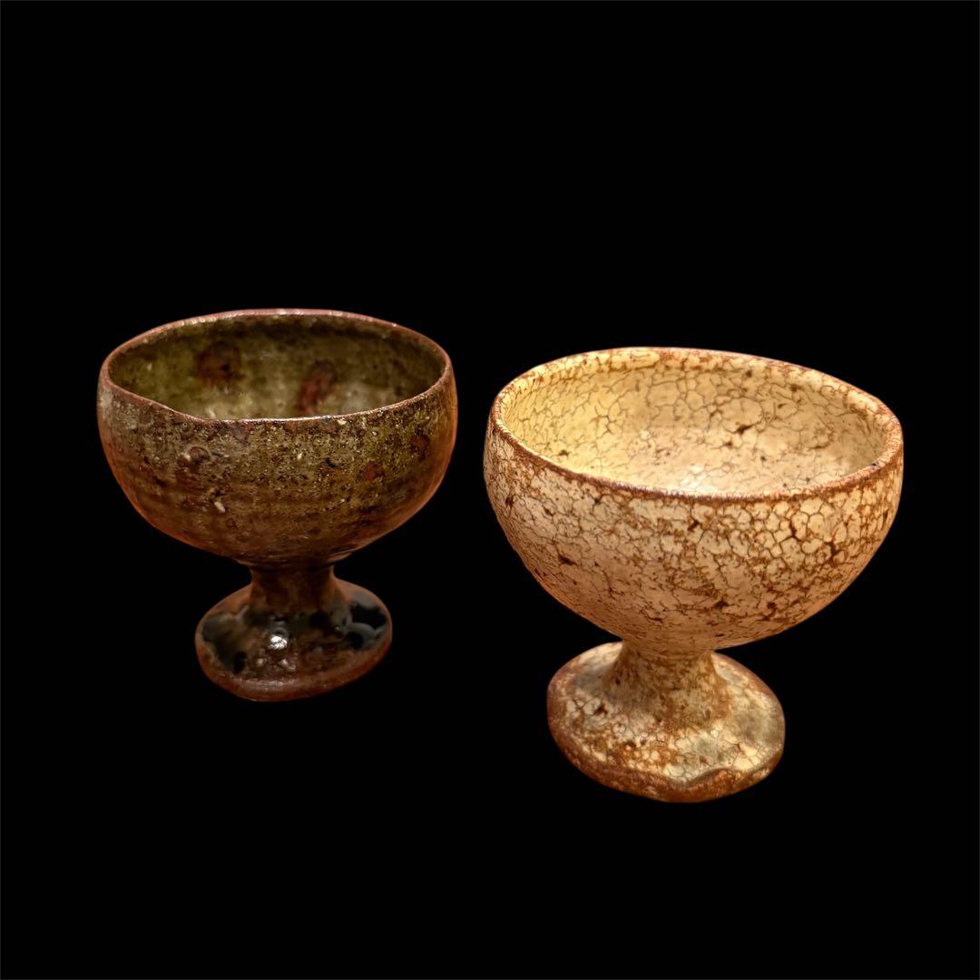 は*す様 宮城陶器　ゴブレット　デザートカップ　やちむん　2個セット