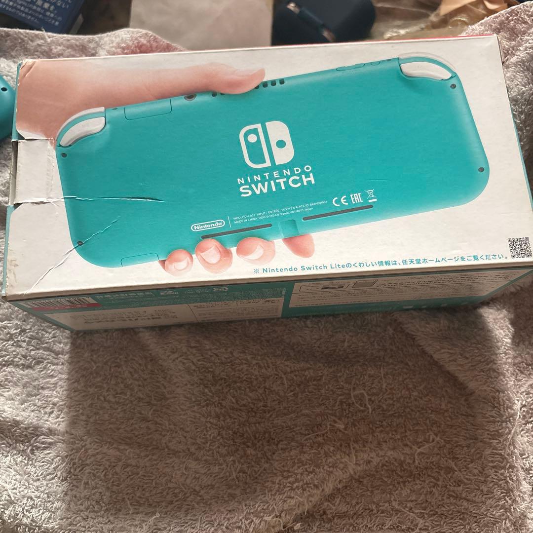 Nintendo Switch Lite ターコイズ 本体と箱付き