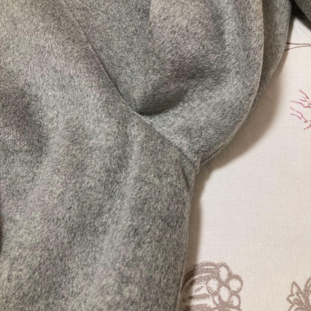 JOSEPH ジョセフ　フード付き　ウールカシミヤ　ロングコート　リバーコート