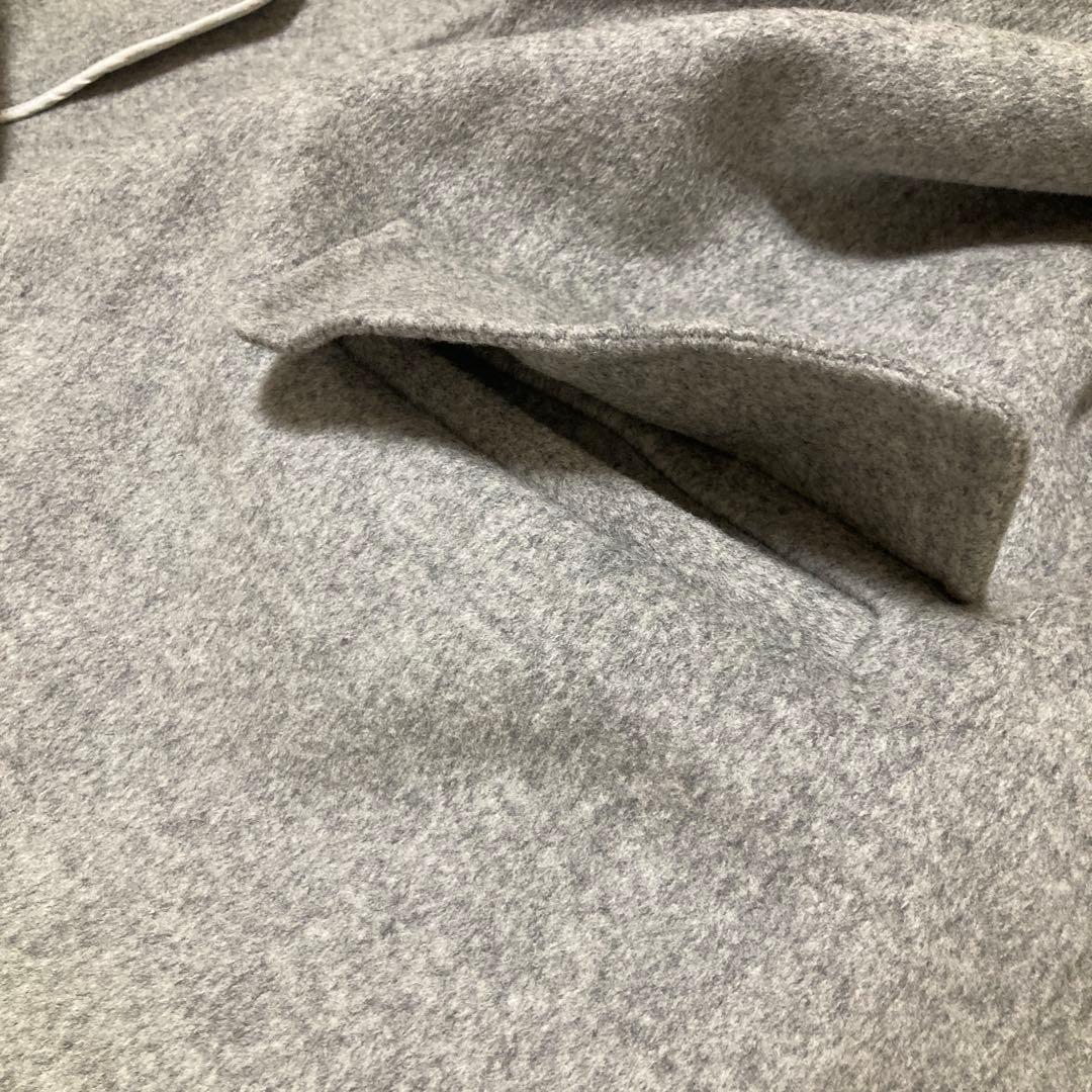 JOSEPH ジョセフ　フード付き　ウールカシミヤ　ロングコート　リバーコート