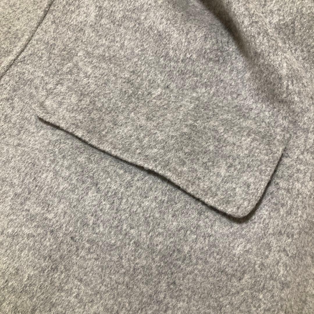 JOSEPH ジョセフ　フード付き　ウールカシミヤ　ロングコート　リバーコート