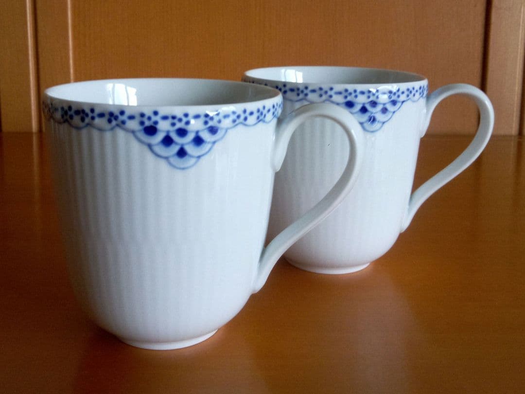 【新品】ロイヤルコペンハーゲン プリンセス モーニングセット ペア