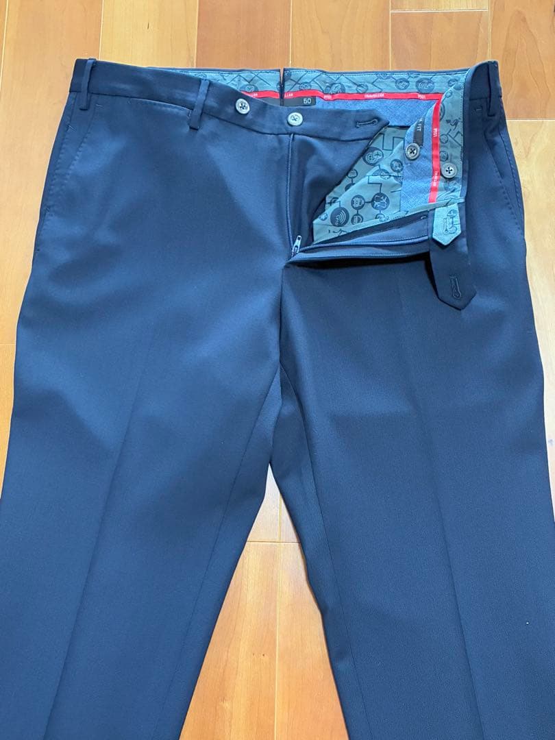 【未使用裾上げ品】PT01 TRAVELLER Navy Slacks 50
