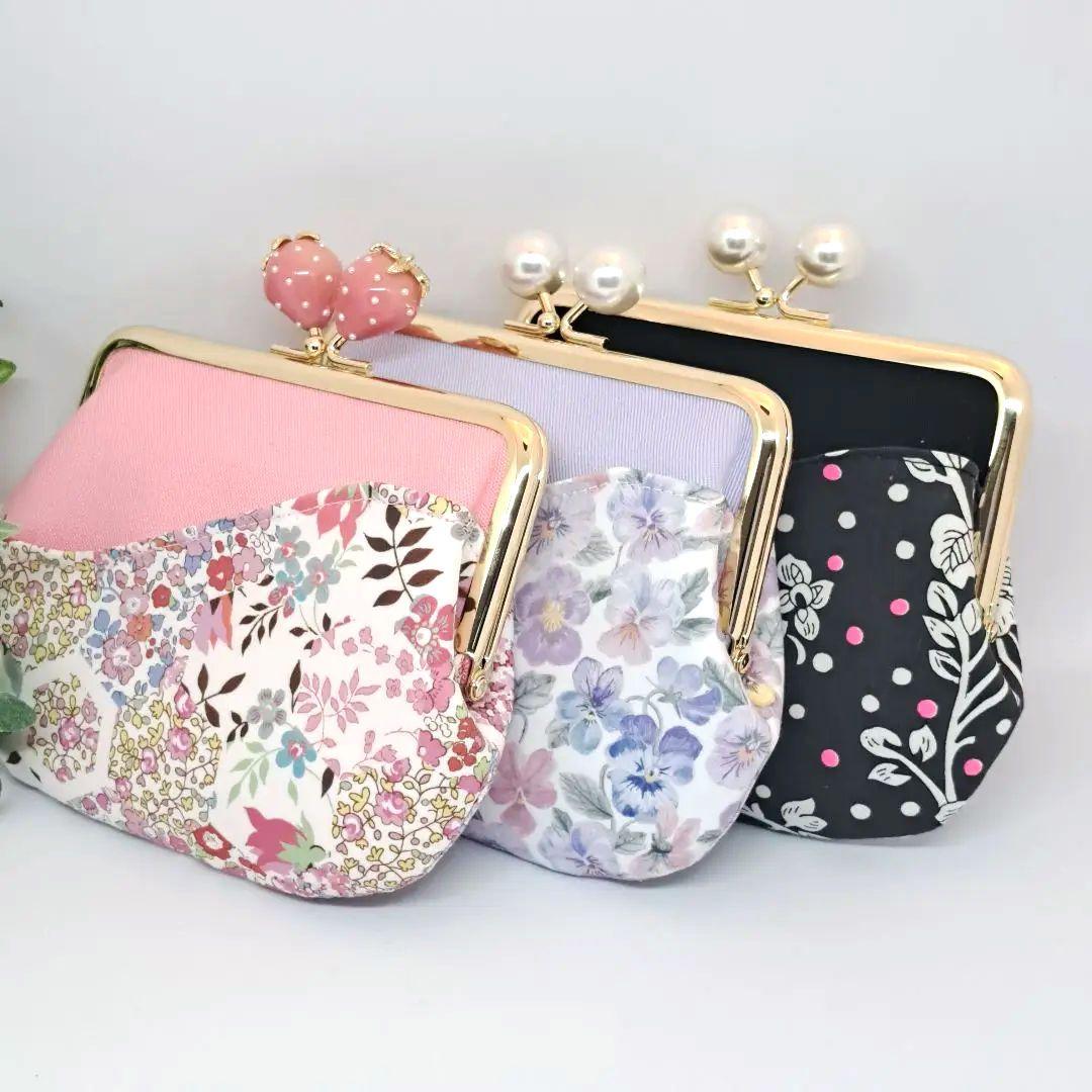 リリー　親子がま口三点