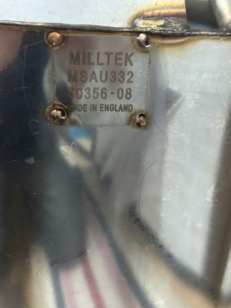 アウディ　TT 8J ミルテックマフラー　2.0TFSI FF用