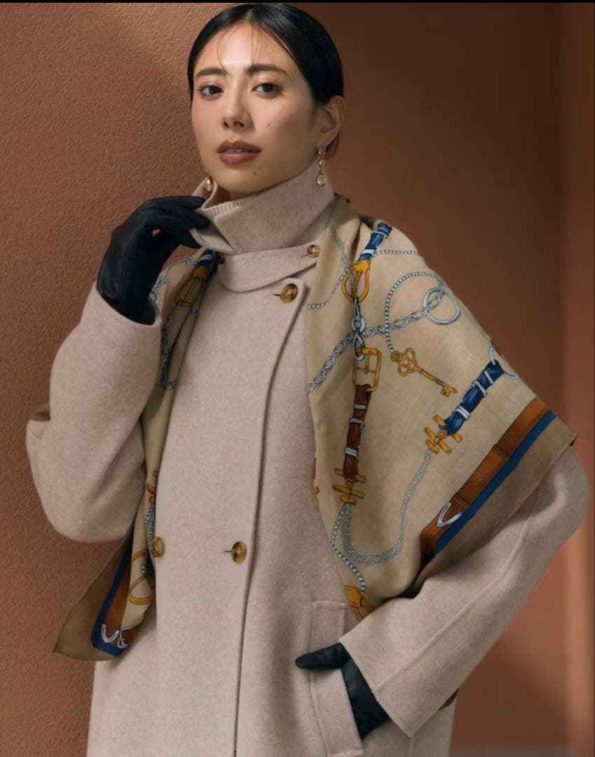 本日22時まで値下げ 23区 MANTECO Pure リバー　チェスターコート