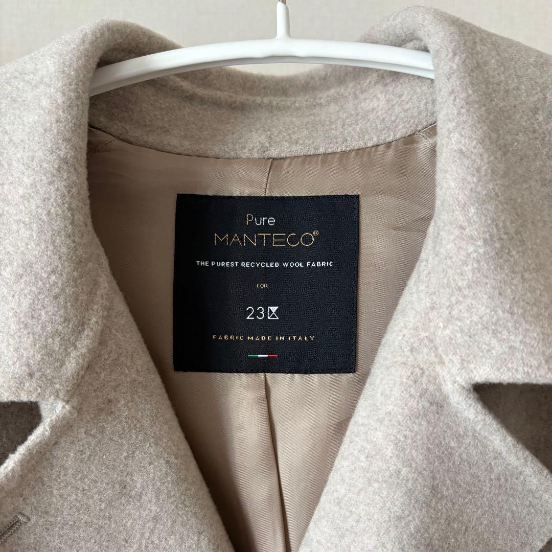 本日22時まで値下げ 23区 MANTECO Pure リバー　チェスターコート