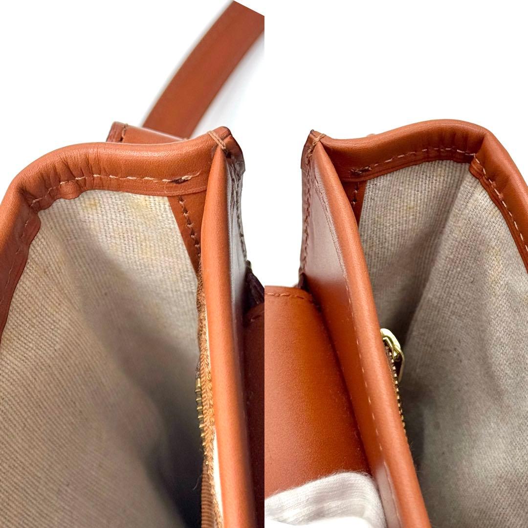 美品 ITAGAKI 鞍ショルダー 縦 レザー ショルダーバッグ　ブラウン