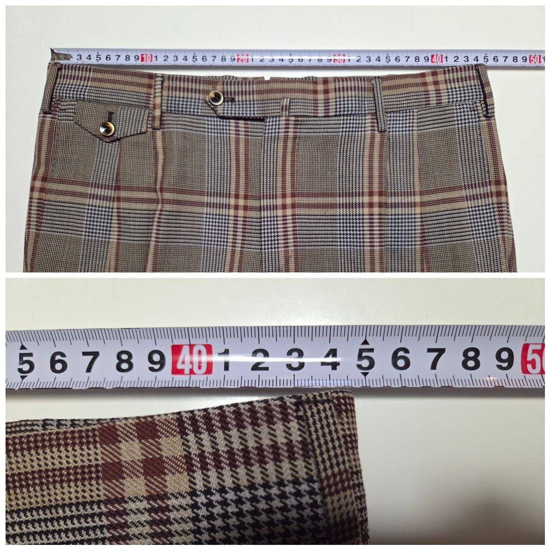 【美品】ピーティートリノ　GENTLEMAN FIT　2p　茶系　50　秋冬