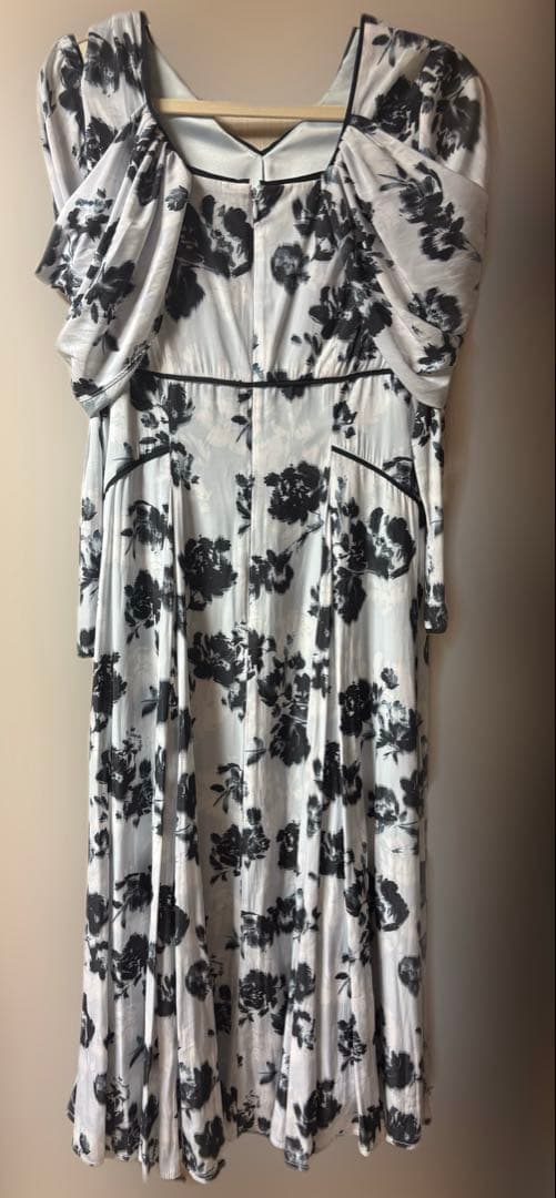 ワンピース Herlipto winter rose dress powder blue S