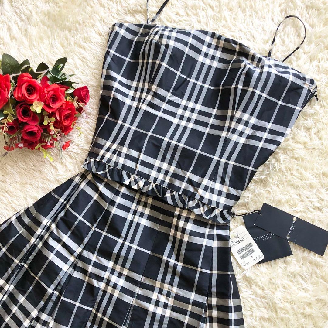 新品♪BURBERRY LONDON♪シルクワンピース　セットアップ　チェック