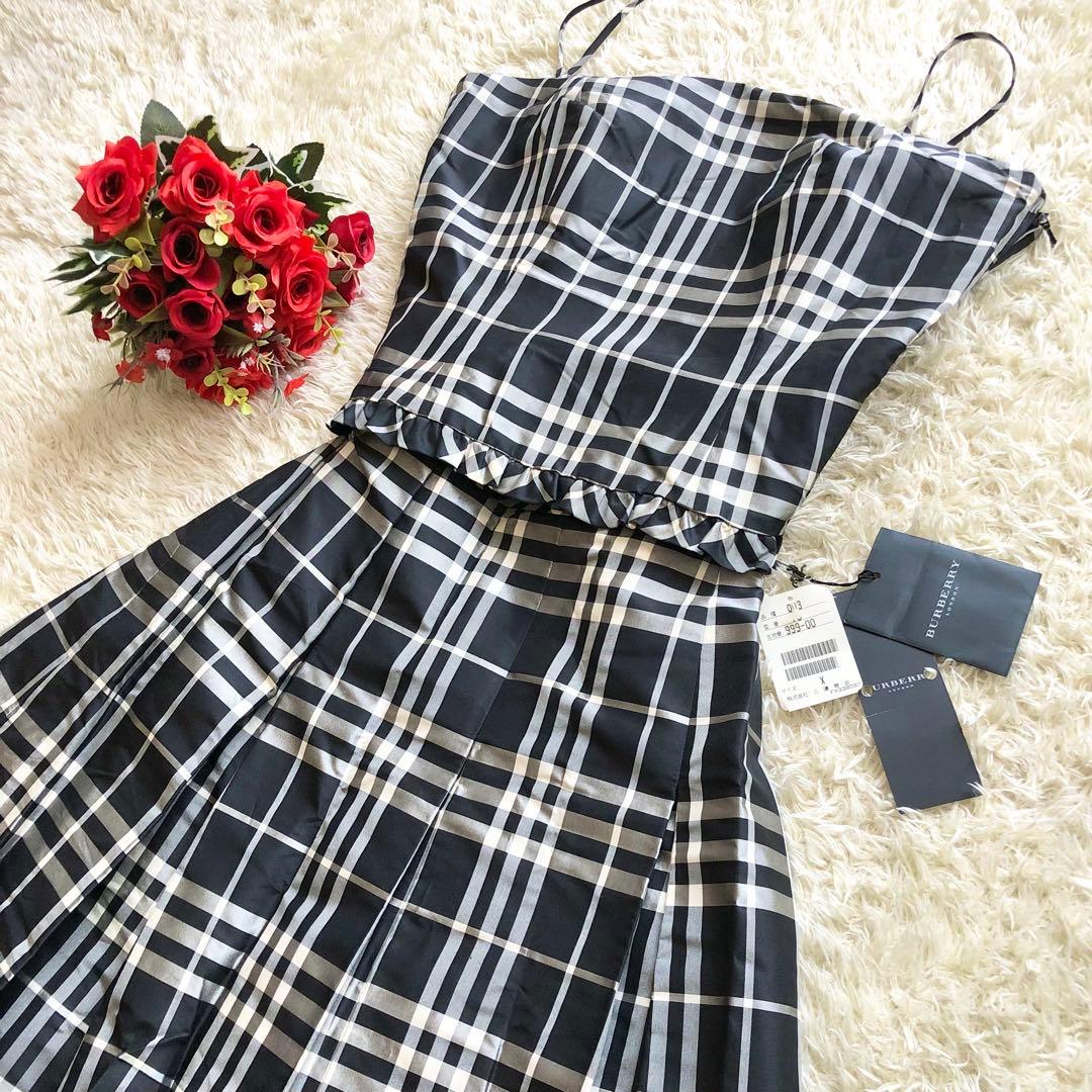 新品♪BURBERRY LONDON♪シルクワンピース　セットアップ　チェック