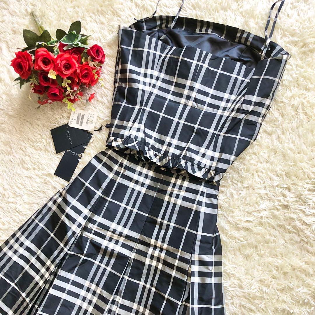 新品♪BURBERRY LONDON♪シルクワンピース　セットアップ　チェック