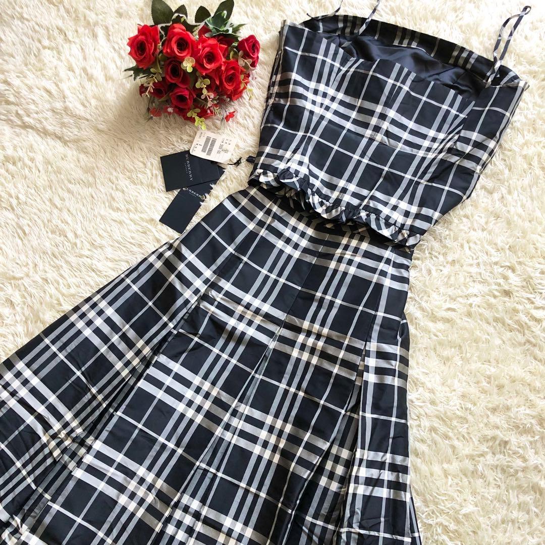 新品♪BURBERRY LONDON♪シルクワンピース　セットアップ　チェック