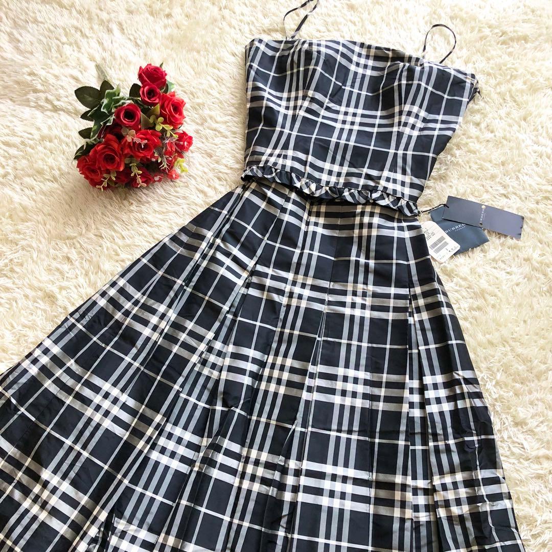 新品♪BURBERRY LONDON♪シルクワンピース　セットアップ　チェック