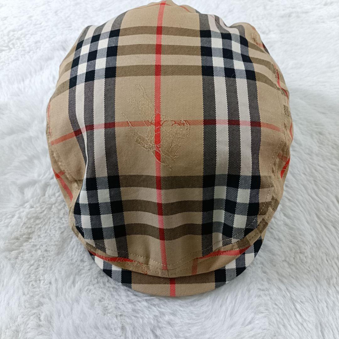 良品✨バーバリー ノバチェック&シャドーホース柄 ハンチング帽　キャスケット