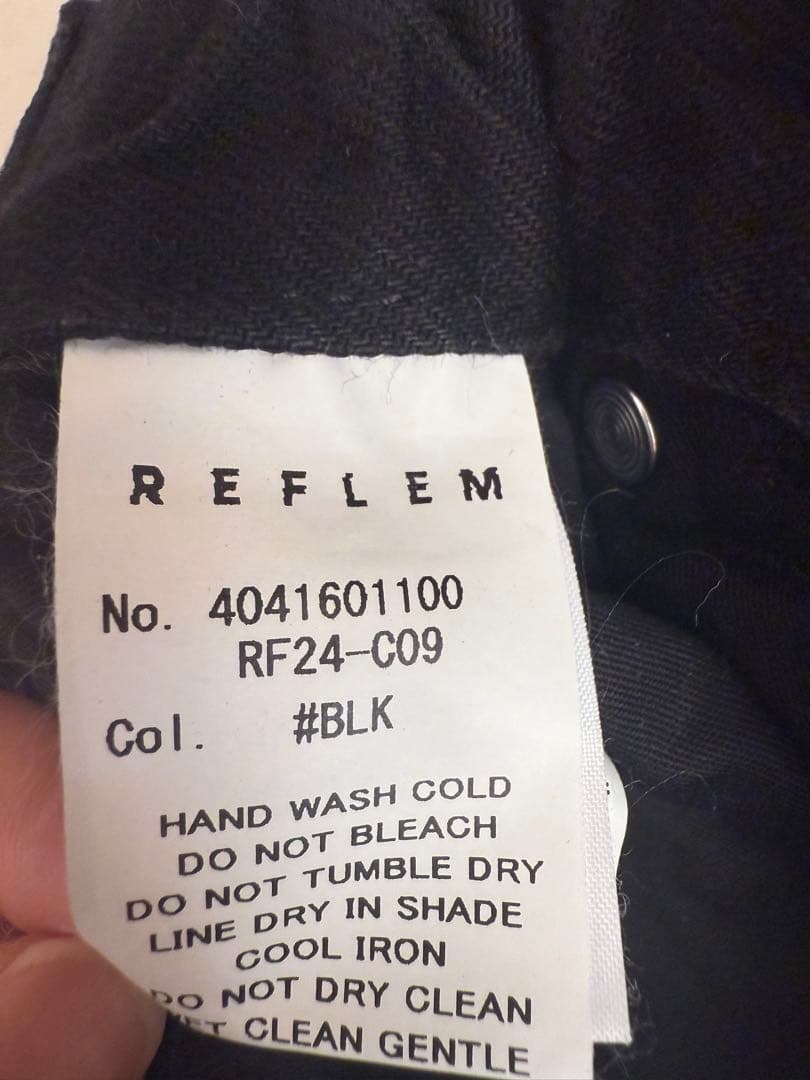 完売品　【REFLEM/レフレム】サスペンダー付きデニムショーツ　ブラック