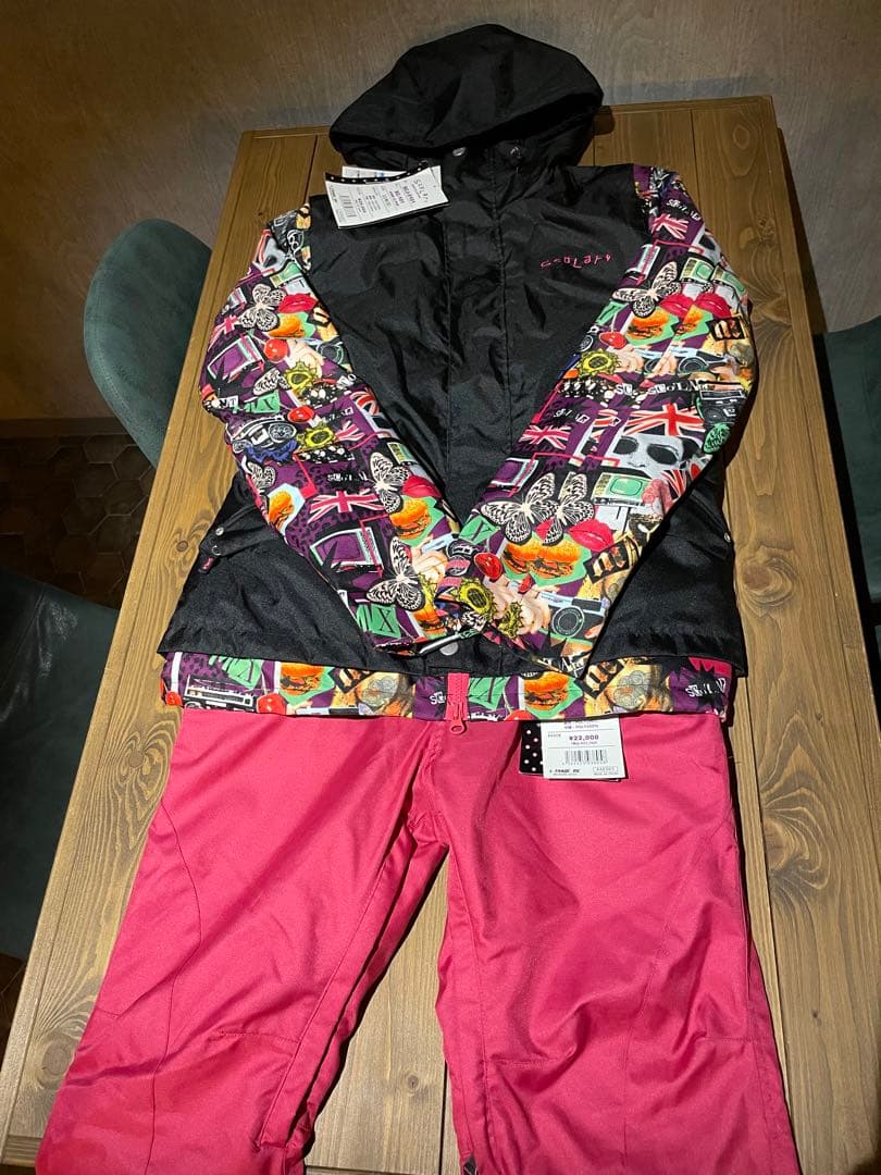 スキースノボーウェア上下セット
