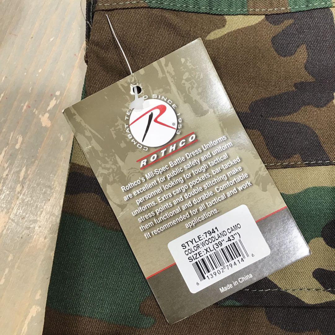 【送料無料】 新品未使用 ROTHCO ロスコ カーゴパンツ 迷彩 カモ Y2K