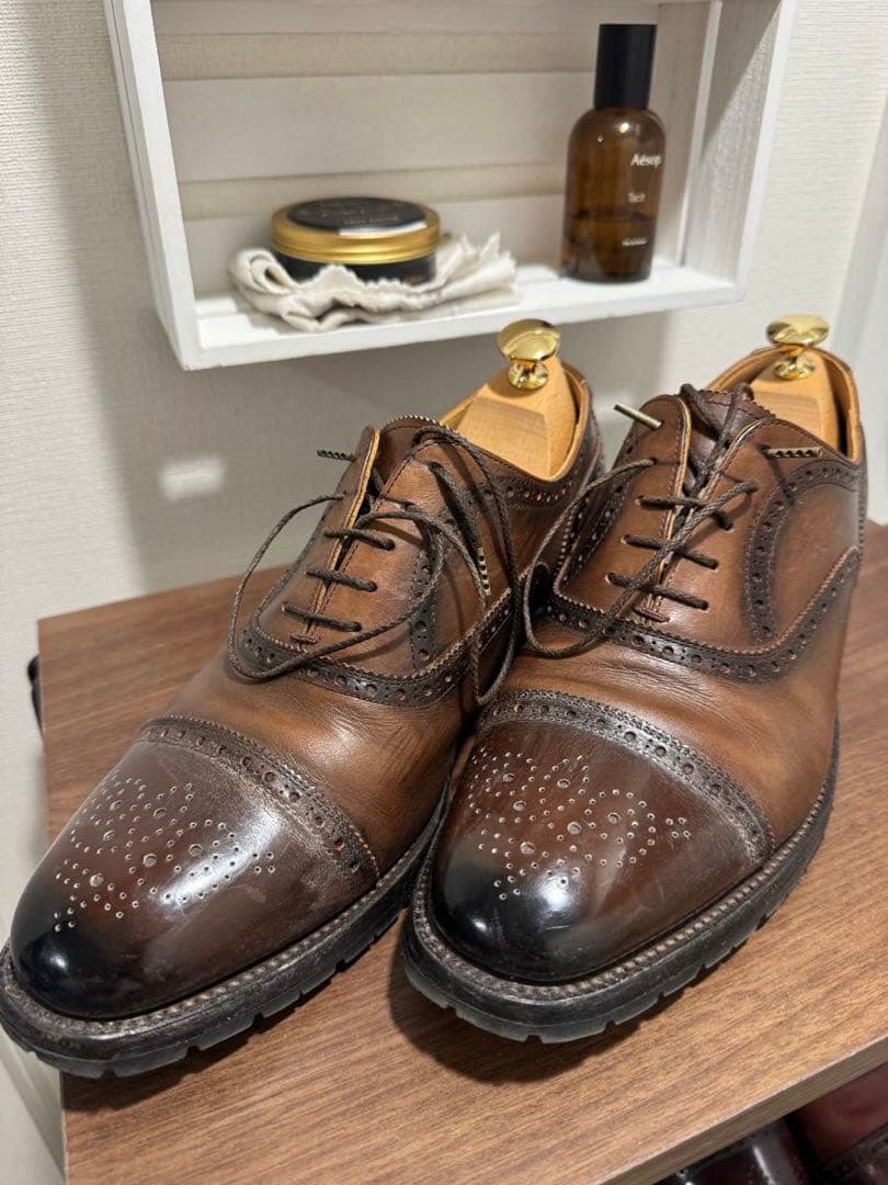 スコッチグレイン インペリアルⅢ 25.0cm ヒールアップ カスタム済