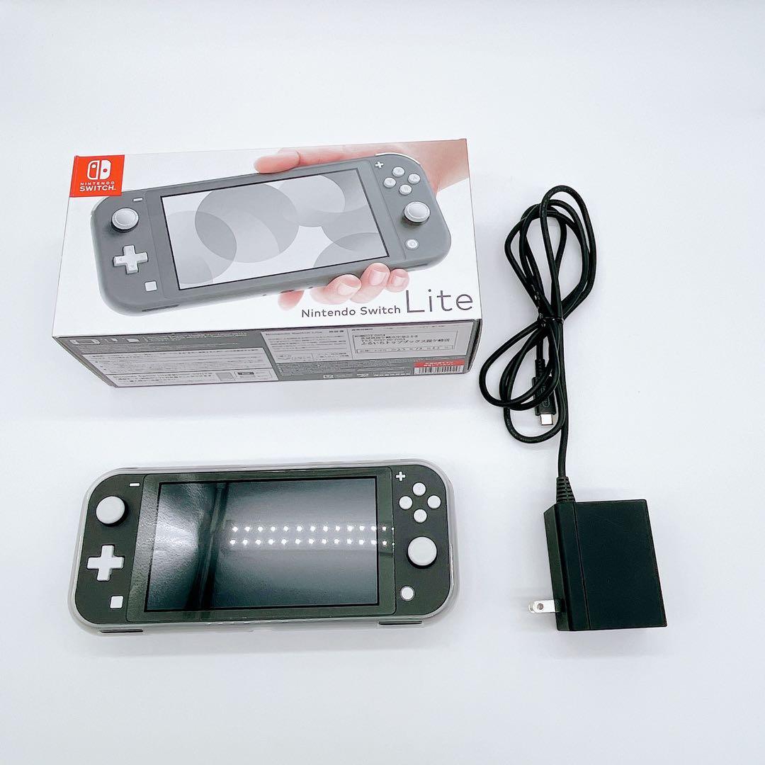 【極美品】Nintendo Switch Lite 2023年 グレー ケース付