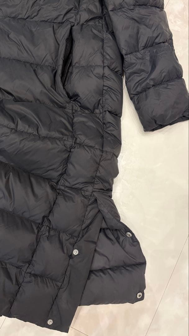 美品⭐︎adidas ブラックロング ライトダウンコート