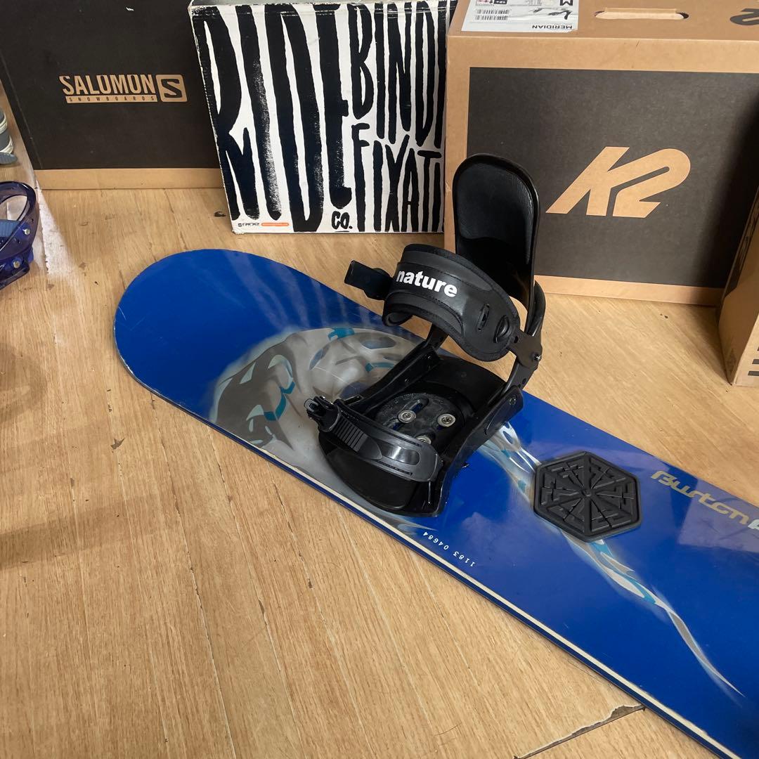 BURTON×NATURE　バートン　スノーボードセット　バインディング付