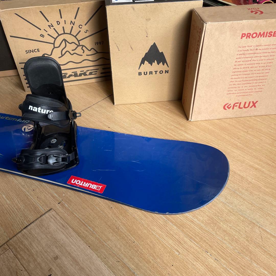 BURTON×NATURE　バートン　スノーボードセット　バインディング付