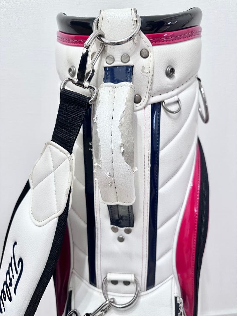 Titleist キャディバッグ ホワイト レッド