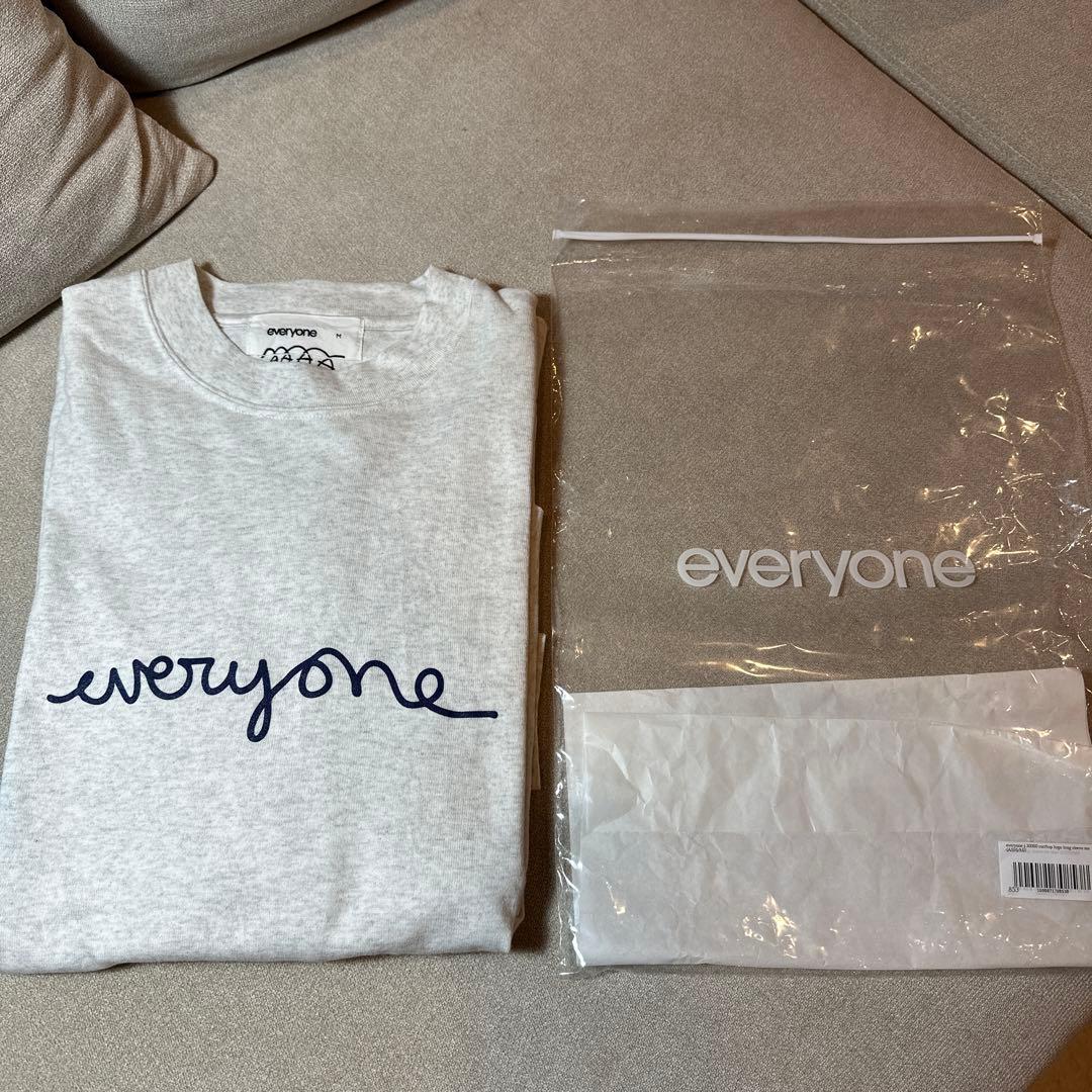 everyone j.3000 long sleeve tee ASH Mサイズ