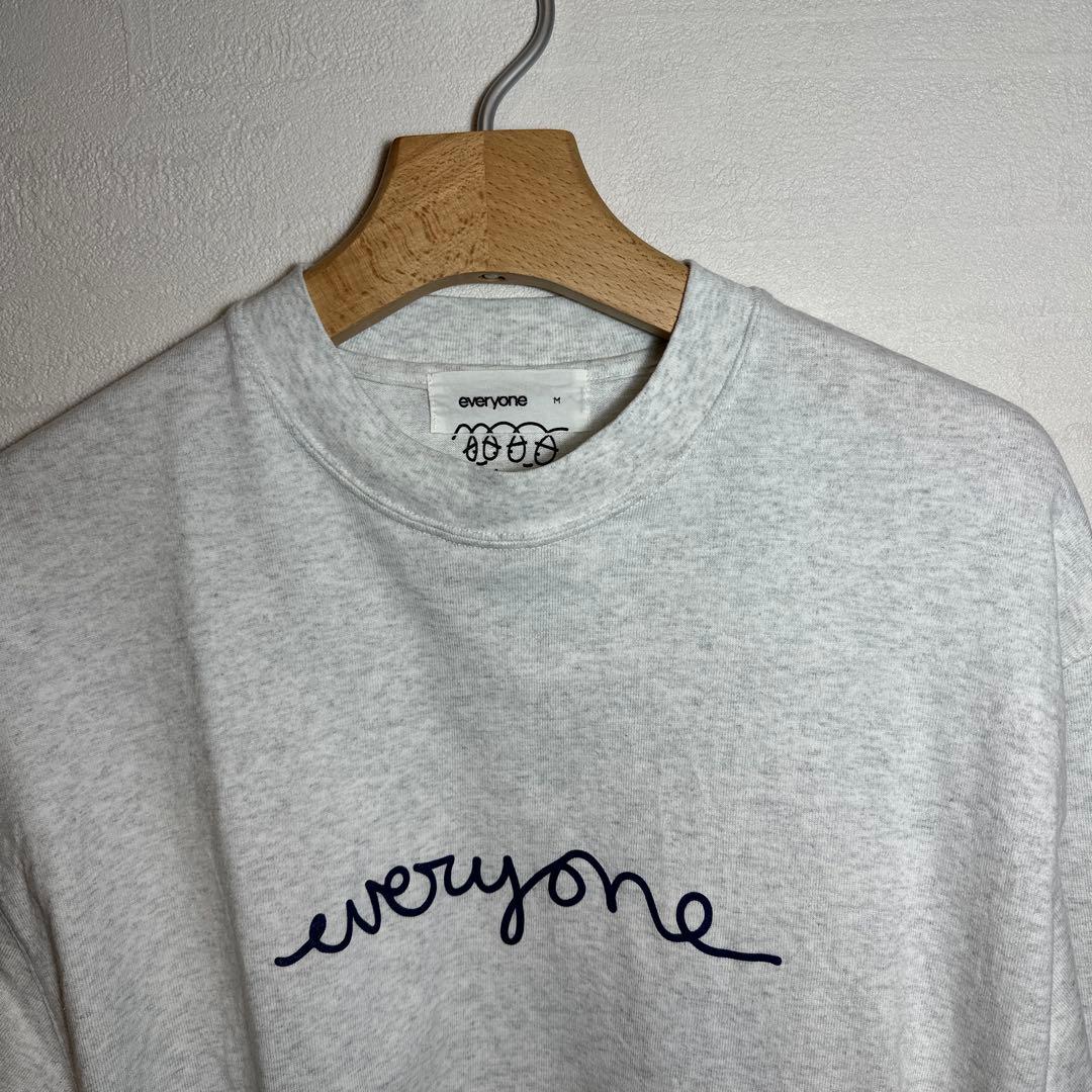 everyone j.3000 long sleeve tee ASH Mサイズ