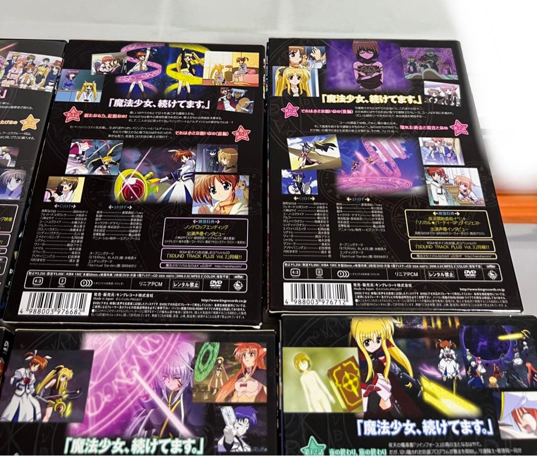 魔法少女リリカルなのはdvd、A's Vol.1〜6 初回限定版もあり