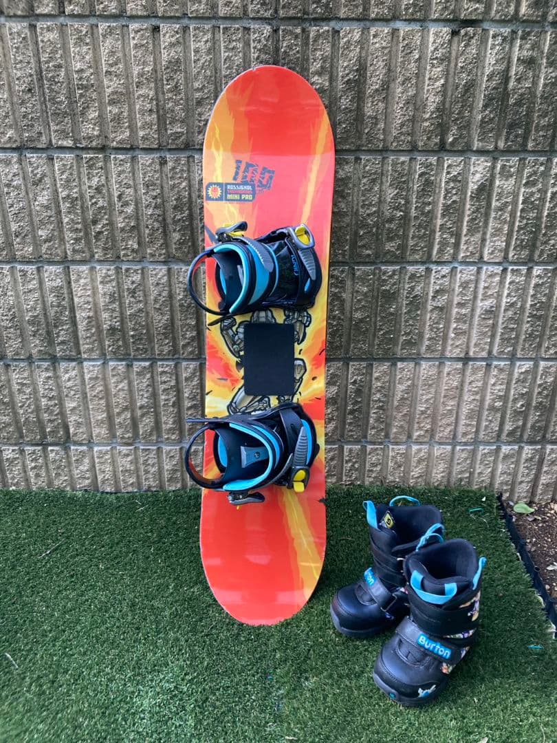 スノーボード 100cm キッズ 3点セット