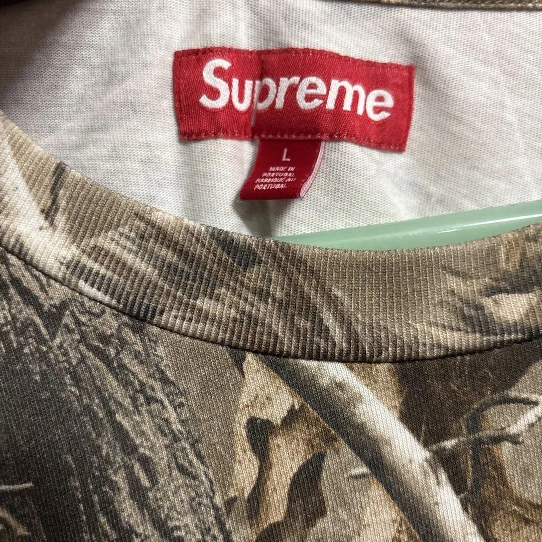 トップス Supreme Small Box L/S Tee Realtree Camo