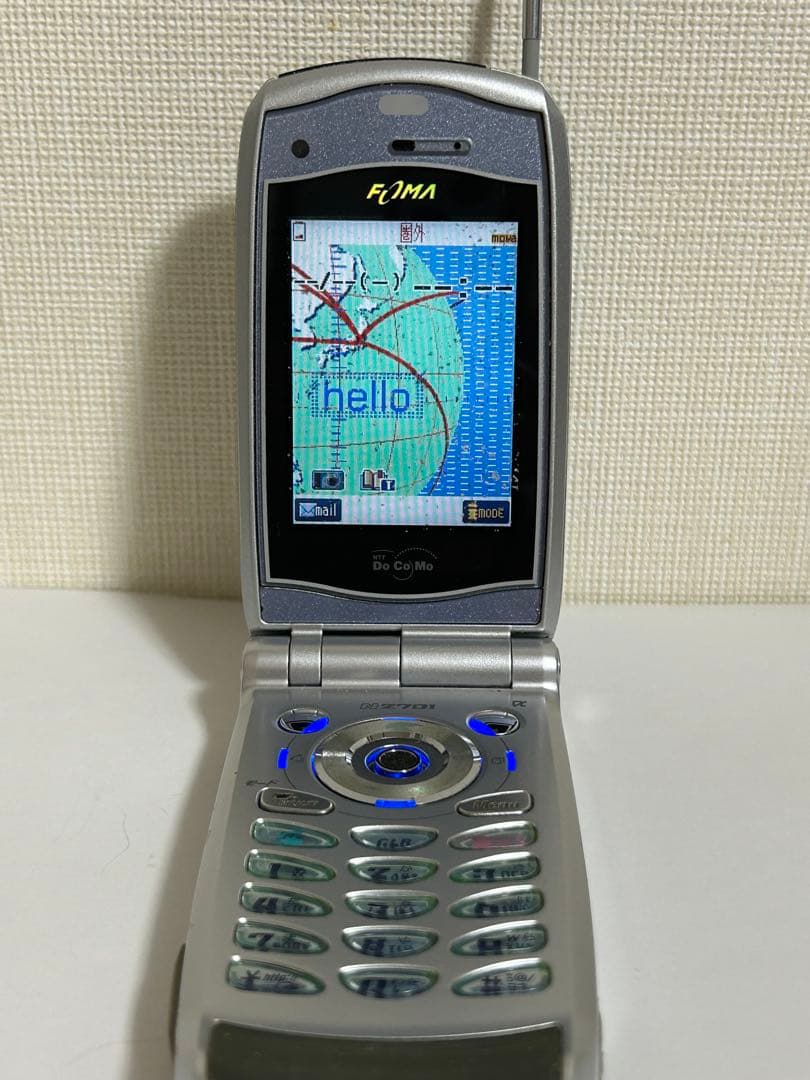 N2701 起動確認済み　FOMA／movaデュアル端末　卓上ホルダN02セット