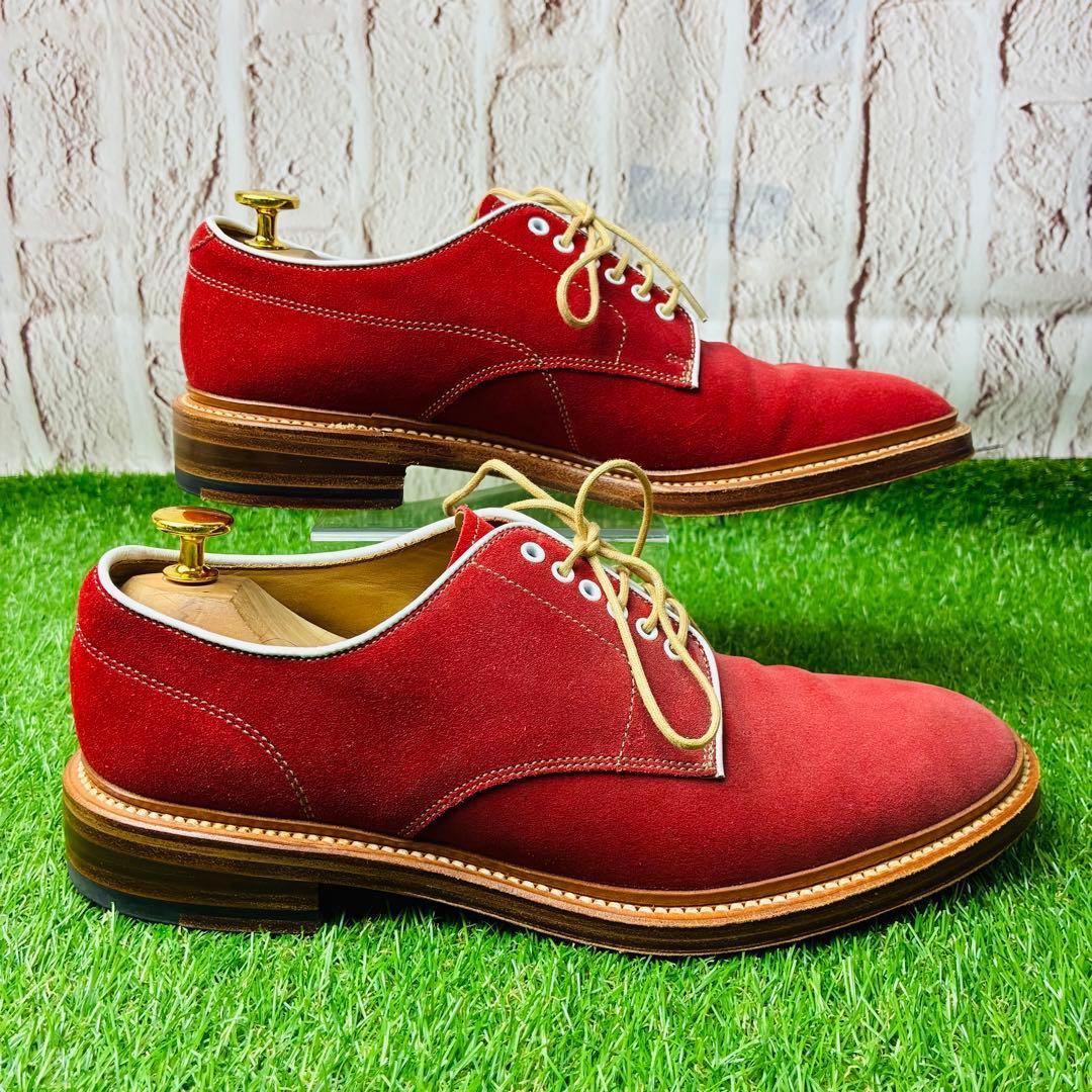 【最高級ライン・90s】SHETLANDFOX 革靴 プレーントゥ 厚底 6½