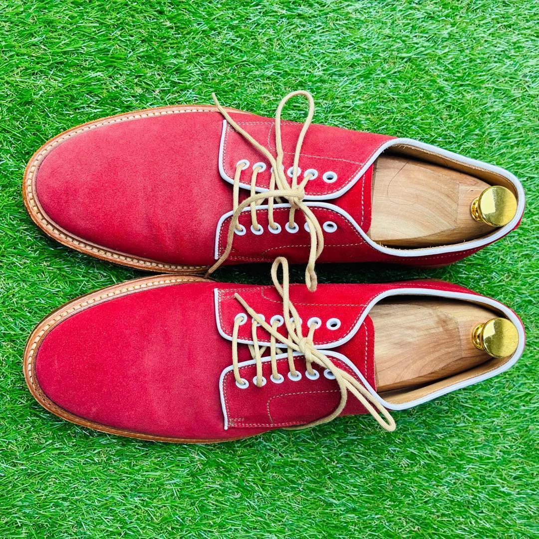 【最高級ライン・90s】SHETLANDFOX 革靴 プレーントゥ 厚底 6½