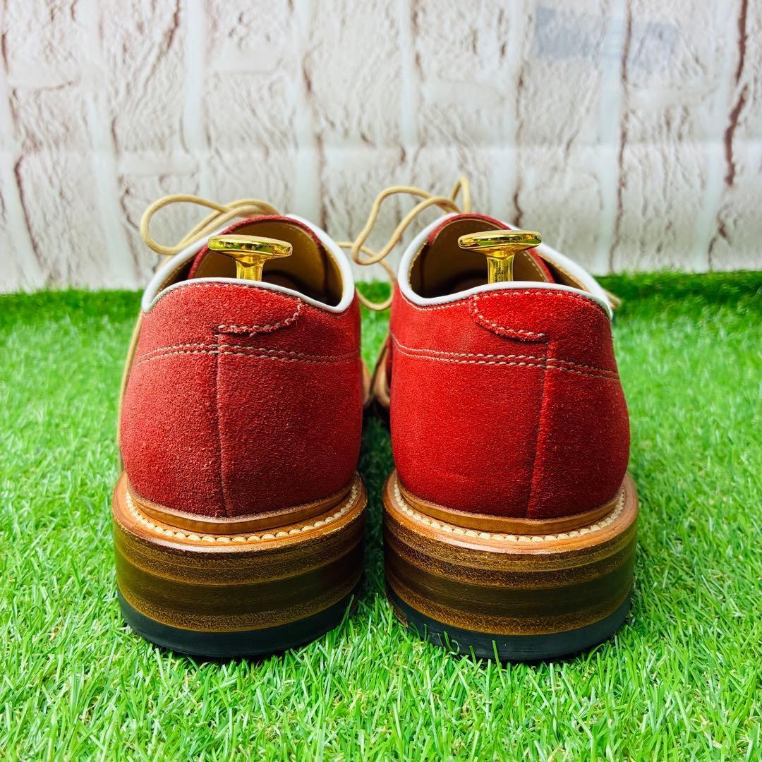 【最高級ライン・90s】SHETLANDFOX 革靴 プレーントゥ 厚底 6½