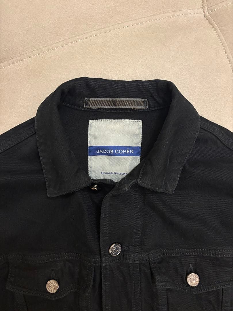 JACOB COHEN ブラックデニムジャケット　定価約9.8万円
