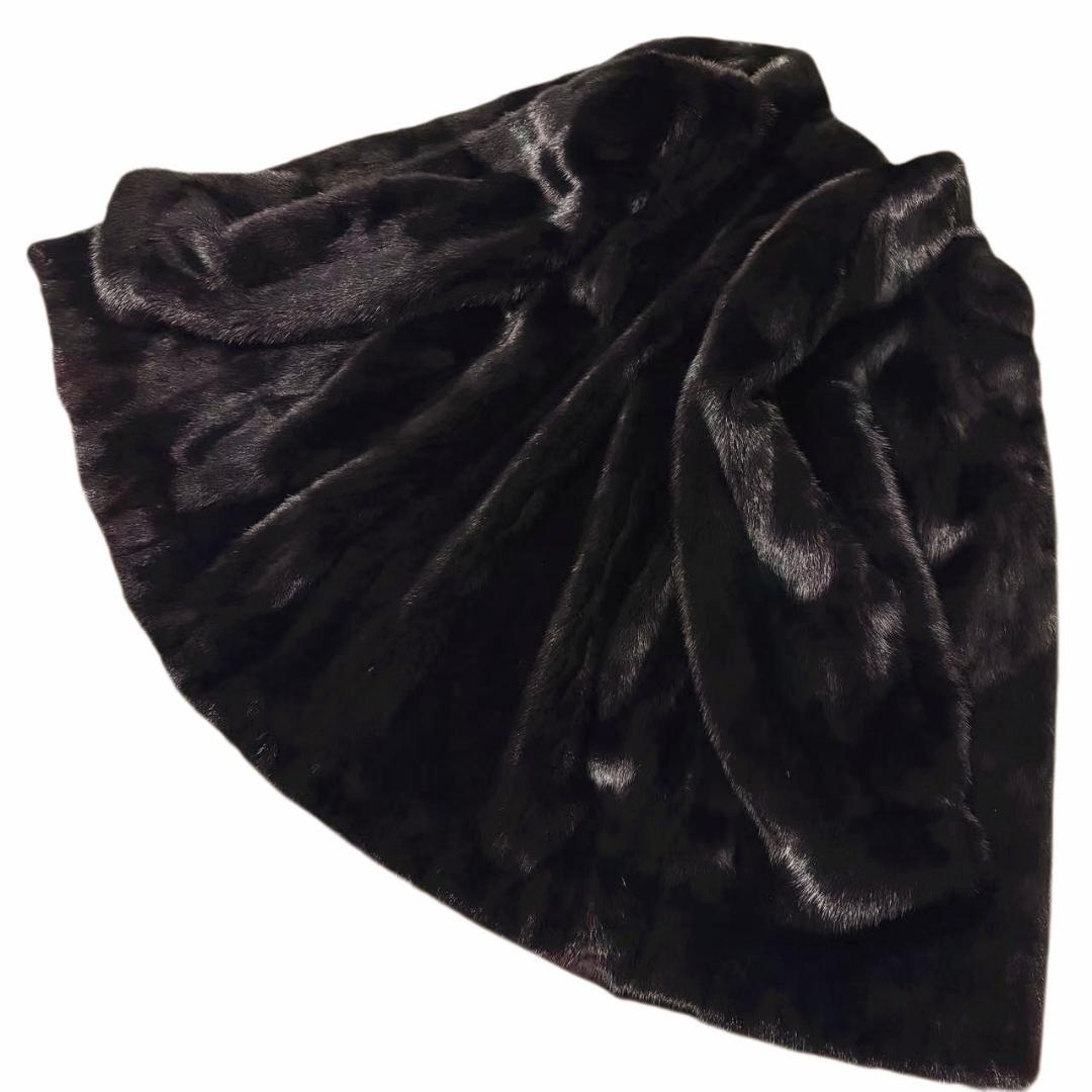 美品　SAGA MINK　ミンクコート 　リアルファーコート　毛皮　艶◎　柔らか