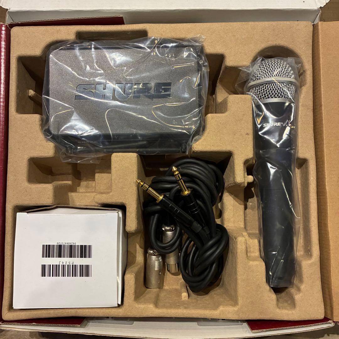 キ*ん様 【即決可】SHURE ワイヤレスマイクシステム 　SVX24 PG28