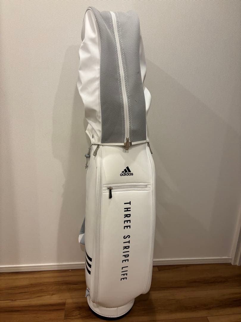 [美品] adidas THREE STRIPE LIFE ゴルフバッグ
