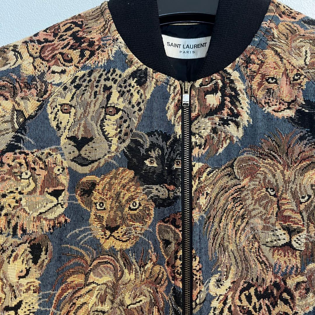 激レアSAINT LAURENT PARISサンローランパリボンバージャケット