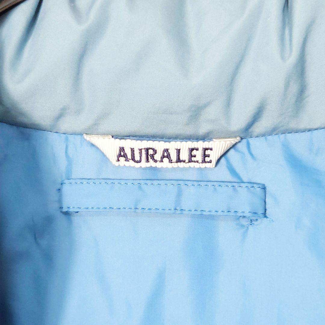 ジャケット・アウター AURALEE SUVIN HIGH COUNT CLOTH DOWN VEST