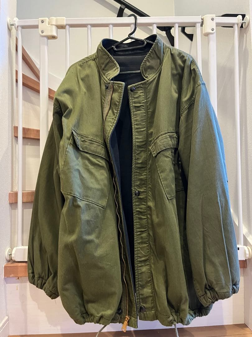 ミリタリージャケット　ケミカルプロテクティブジャケット　米軍　軍物　ビンテージL