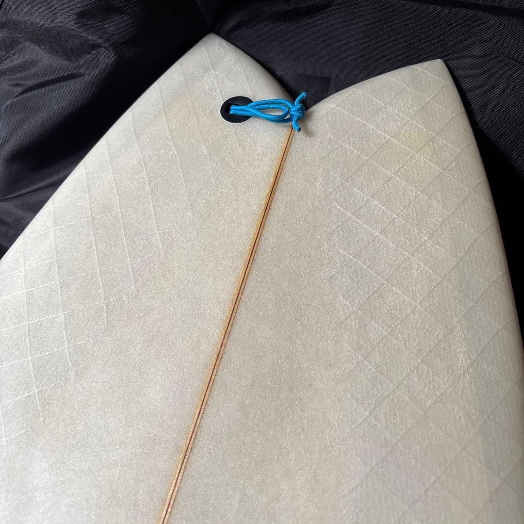 DHD MINI twin2 サーフボード5.3 ミニツイン　フィッシュ グレー