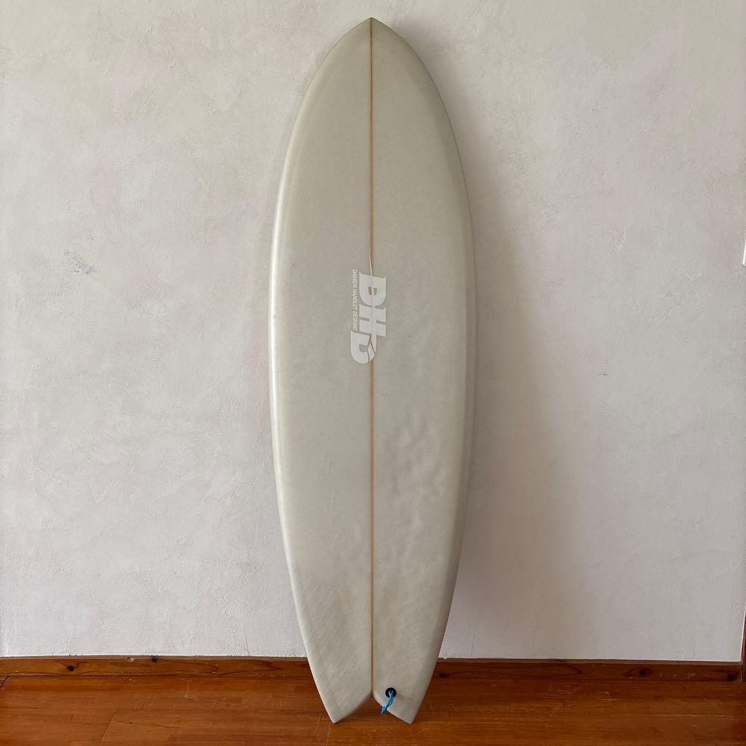 DHD MINI twin2 サーフボード5.3 ミニツイン　フィッシュ グレー