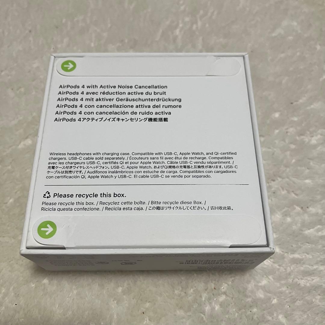 【新品】airpods 4 アクティブノイズキャンセル版