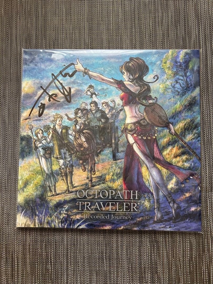 オクトパストラベラー lp アナログレコード　西木康智直筆サイン入り 新品