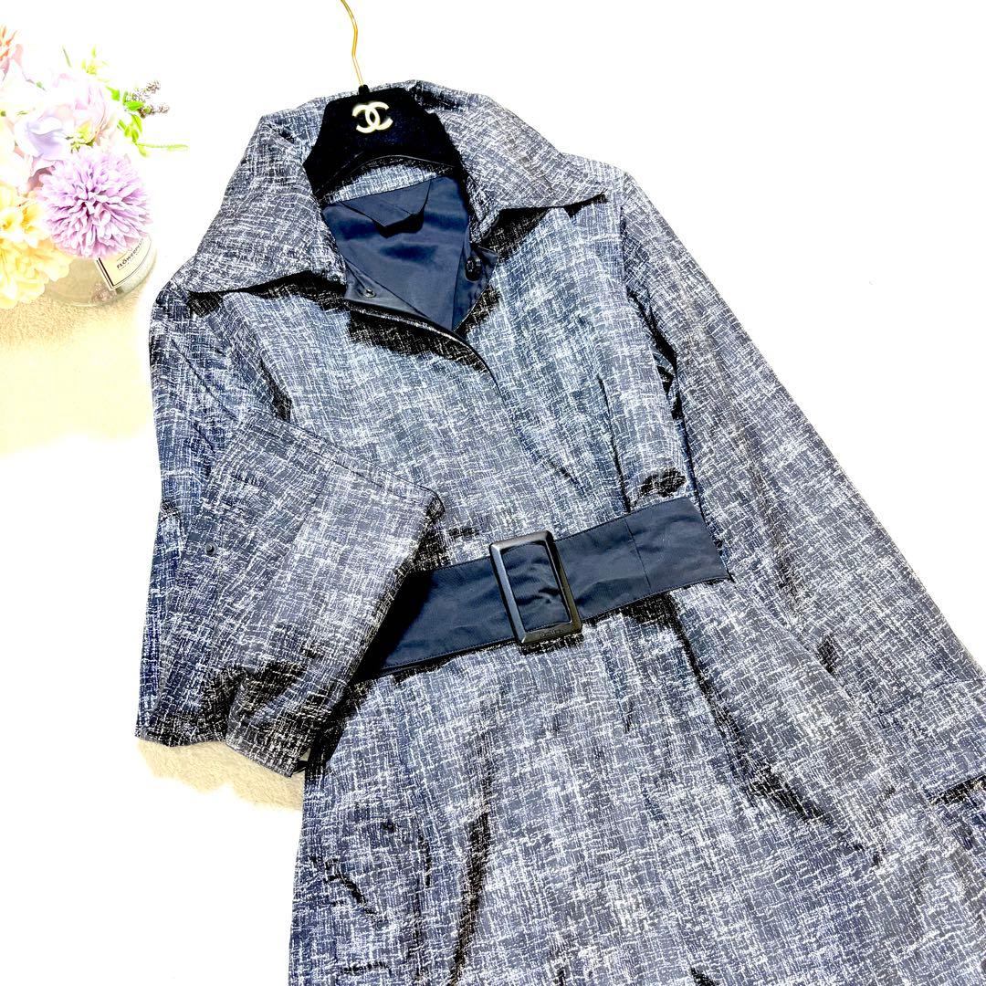Max Mara RAIN WEAR リバーシブルナイロンコート　黒　36